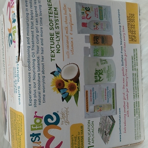 NWT Just For Me Kids Texture Softener No Lye System Detangle & Style With Ease - Picture 12 of 13